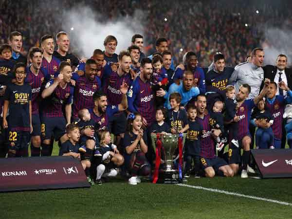 Barca vô địch La Liga bao nhiêu lần?