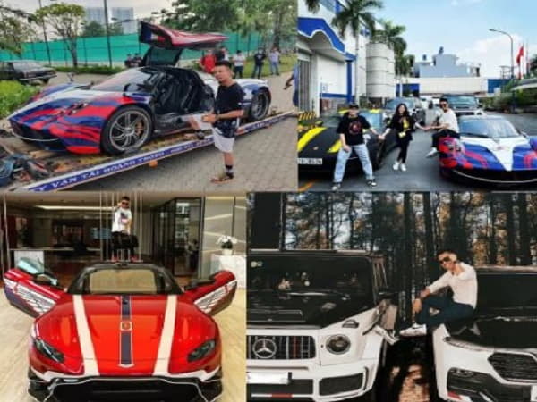 Bộ sưu tập siêu xe của Minh Nhựa độc đáo và đắt giá