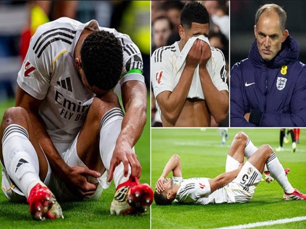 Hình ảnh Jude Bellingham nỗi lo Real Madrid và tuyển Anh