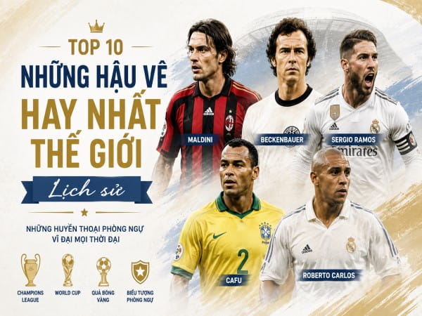 Top 10 các hậu vệ hay nhất thế giới: Thành tích, danh hiệu