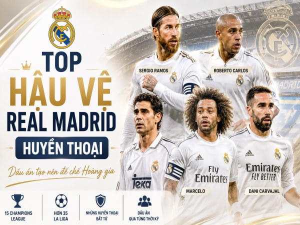 Top hậu vệ Real Madrid huyền thoại: Dấu ấn tạo đế chế Top hậu vệ Real Madrid huyền thoại: Dấu ấn tạo đế chế