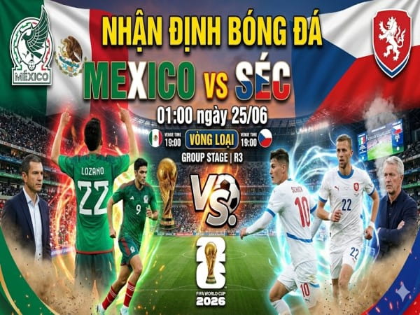 Nhận định chuyên gia Mexico vs Séc 08h00 hôm nay