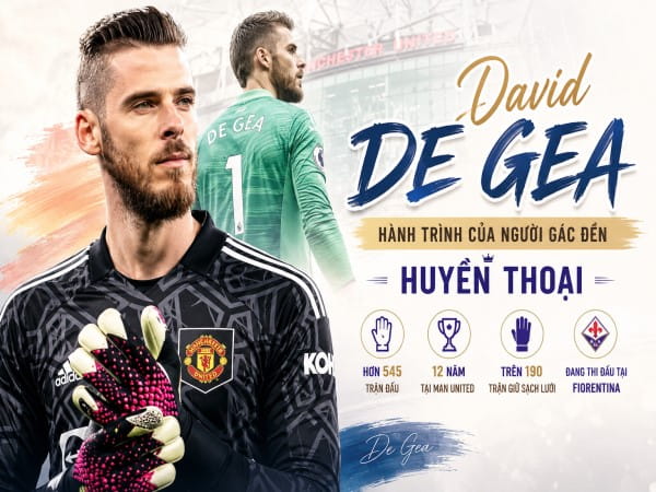 Thủ môn De Gea: Hành trình người gác đền số 1 Tây Ban Nha