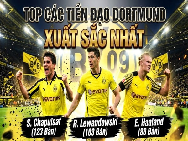 Top các tiền đạo Dortmund xuất sắc nhất, chân sút số 1